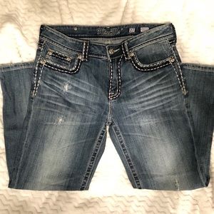 Miss Me Boyfriend Capri Jeans EUC
